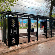 Автобусный павильон «Оттоманс» к 80-летию Победы в Великой Отечественной войне
