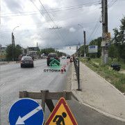 Пешеходное ограждение ПО-8 тип I  (Секция + столб)