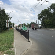 Пешеходное ограждение ПО-8 тип I  (Секция + столб)