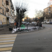 Пешеходное ограждение ПО-8 тип I  (Секция + столб)